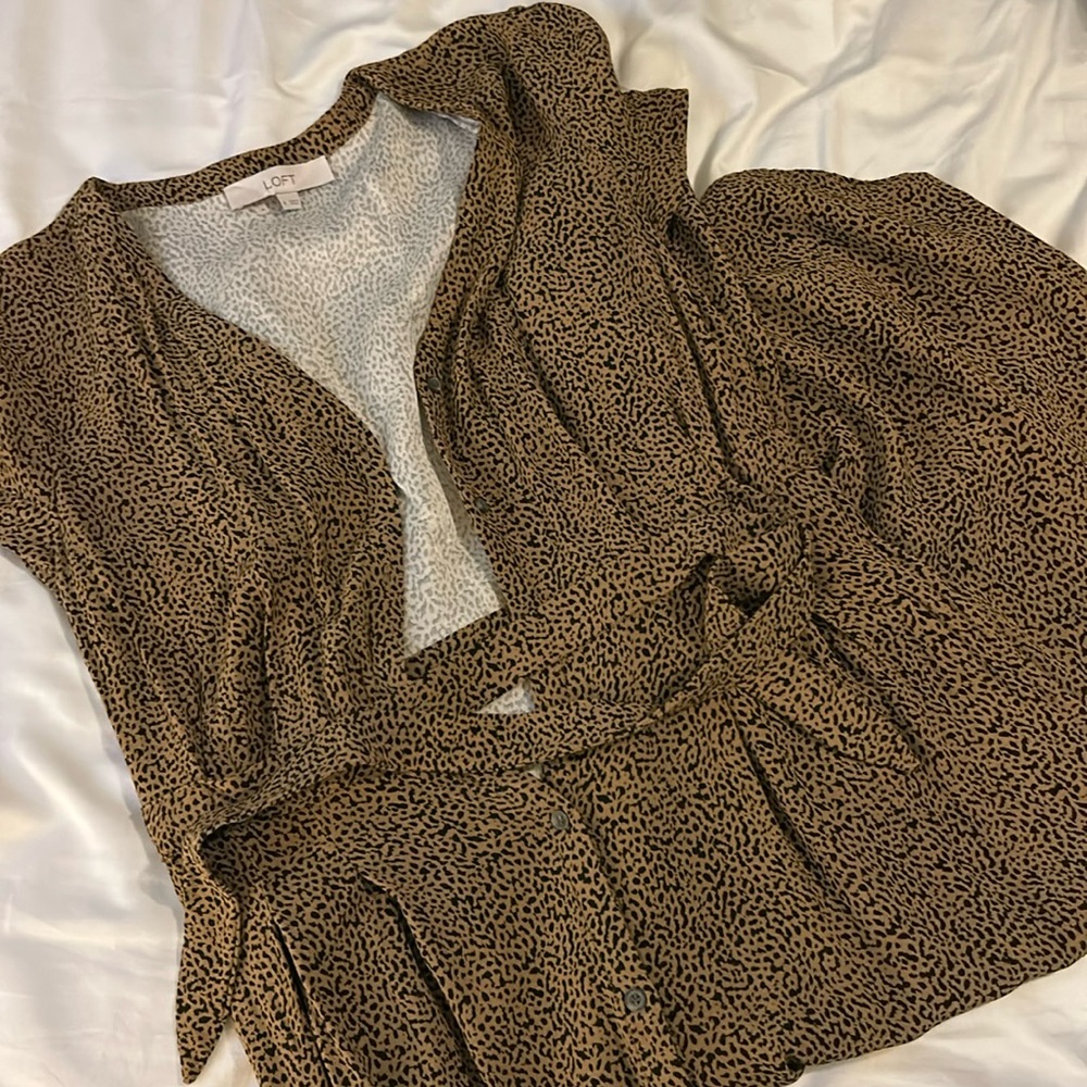 Loft midi dress size 6